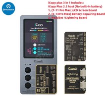 저무리 Qianli iCopy Plus 2.2 오리지널 컬러 트루톤 프로그래머 배터리 보, iCopy 3 in 1