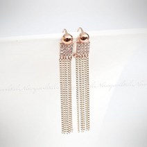 뉴욕5번가 14k 블링 볼드롭 귀걸이