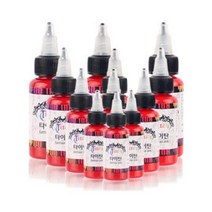 CMCOSMETIC 타이탄 타투 잉크 반영구 색소 레드 컬러 3종, Medium red-미디엄레드, 1개