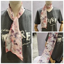 올리비아로렌 우아한 플라워 나염 실크 스카프 nc청주점 vycxfym3111