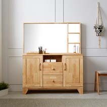 나무뜰 레이트 원목 화장대 1200 FMF095C, 네추럴