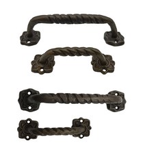 철물전 황동 국화 꽈배기 2구 가구 손잡이 신주 손잡이 소 중, 중형