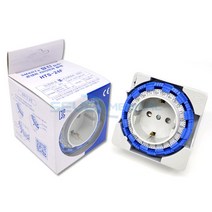 한승계기 콘센트 타이머 HTS-24F, 1개