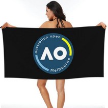 호주 오픈 Ao 테니스 토너먼트 빠른 건조 타월 체육관 수영을위한 새로운 편안한 좋은 품질, 80x160cm, 01. As The Picture Show