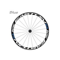 자전거커버 자전거스티커 자전거데칼 다색 자전거 바퀴 반사 스티커 데칼 사이클링 안전 수호자 액세서리, Blue