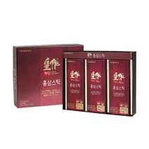 롯데 답례 감사 명절 선물세트 황작 홍삼스틱 선물세트 10ml x 30포 (진세노사이드 8mg ) _선물용 봉투 증정 교회 회사 단체 학교 친구 병문안, 24개