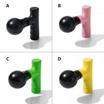 미니 근막 마사지 USB 충전 전기 근육 바디 어깨 다리 이완 운동 선수를위한 핸드 헬드 마사지 노란색