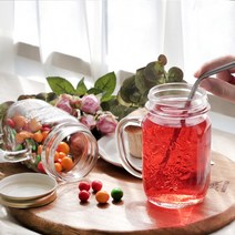낭만의 방 보르미올리 퓨어 핸들 유리 드링크자 450ml, 보르미올리 드링크자, 1개
