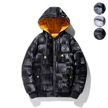 Sevenmoon작업 남자 코트 흰오리털 L-4XL