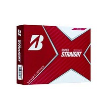 브리지스톤 골프공 수퍼 스트레이트 SUPER STRAIGHT 2021년 모델 12구입 펄 화이트