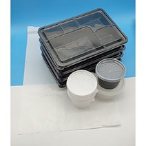 도시락 봉투 (특대) 돈까스 비닐봉투 소량판매, 5묶음