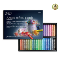 라이브잇 문교 소프트 오일 파스텔 지함 MOPV-36, 14세트, 36색