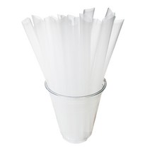12mm 21cm 투명 버블티 빨대 개별포장 (200개), 단품, 단품