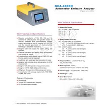 NHA-406EN 자동차 배기 가스 분석기 HC CO, 04 110V Without Printer