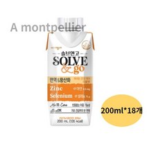 웅진 솔브앤고 음료 면역 & 항산화 곡물맛, 2set, 3600ml