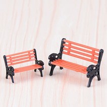 미스토토 테라리움 만들기 재료 파크벤치 3종, P125A_파크벤치-특대