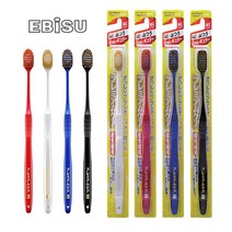 일본 Ebisu 에비스 프리미엄 칫솔 8종류 10개세트 잇몸 케어 광폭 어금니 부드러운 칫솔, 61호 부드러운모 10개