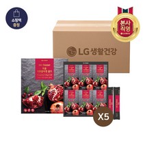 석류 콜라겐 골드 15ml 48포 + 쇼핑백 LG 리튠 명절 설 건강 선물세트 x 5개, 단품, 단품