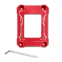 LGA1700 12 세대용 CPU 라디에이터 버클 CNC 알루미늄 합금 벤딩 교정기 백플레인 고정, 04 빨간