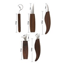 서각 조각칼 너트런너 러너 목공용끌 12 개/대 나무 조각 도구 치즐 목공 손 휘틀 링 커터 칩 DIY 세트, 한개옵션0