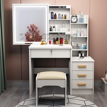 다기능 모던하고 심플한 드레싱 테이블 소형 미니 화장대 조명 럭셔리한 및 LED, 12 B warm white