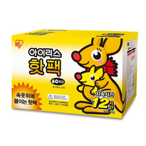 아이리스 포카포카 캥거루 붙이는 핫팩, 120개