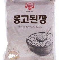 구수한 몽고 된장 2kg 업소용 된장 국 찌개 대용량