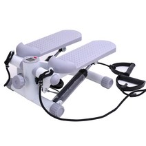 가정용 미니 스테퍼 유압 자동 다리 미용 기계 팔걸이 페달 기계 체중 감소 정통 다기능 허리 슬리밍 기계, 조임끈이 있는 흰색 일본어 버전 특별 제공 조임끈