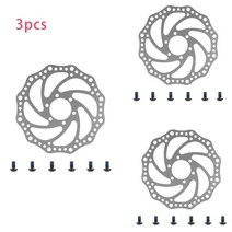 듀얼트론 썬더 울트라 DT3 전동 스쿠터 용 160mm 두꺼운 유압 디스크 브레이크 1/2/3 개 스테인레스 스틸, 03 3pcs