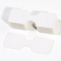 보석함 9x3.5cm 크래프트 종이 포장 목걸이 팔찌 보석 디스플레이 카드 수제 헤어 밴드 태그 홀더 50 개