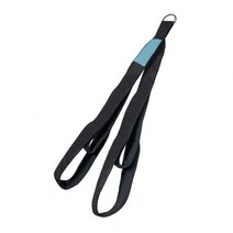 트라이셉스 트라이셉 로프 스트랩 로프바 그립 프레스 다운 핸드 링 견고한 웨빙 삼두근, 검은색