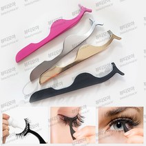 속눈썹집게 핀셋 눈썹집게 치석제거기 귀왁스 미러거울 눈썹연장 속눈썹미러 속눈썹거울 치경 치과 치아관리 치아거울 속눈썹 연장, 1ea, 집게핀셋/골드/