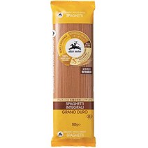 ALCENERO 아르체네로 유기 통밀 스파게티 1kg 유기농 이탈리아산 식이섬유 배아 굵기 1.6mm 삶은 시간 8분 404625, 유기농 통스파게티 500g