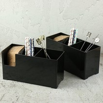 스냅빈 3구 냅킨 컵홀더 디스펜서 카페 수납, 스냅빈3구(노칭)