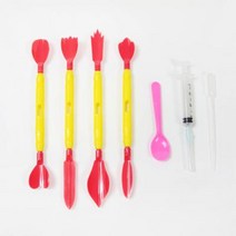에바 모양도구세트-클레이 점토 젤리플라워(7종), 단품, 1개