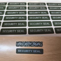 씨큐리티씰 SECURITY SEAL 보안스티커