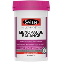 스위스 메노포스 중년 여성 갱년기 영양제 60정 Swisse Menopause Balance 60 Tab