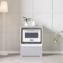 [에타홈] I3321 서랍형 광파 오븐 렌지대 600 3colors, 화이트