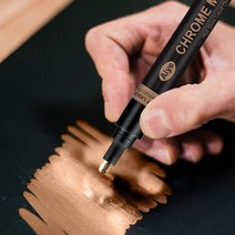 프라모델 도료 도색 아크릴 에나멜 물감 1mm 금속 안티 페인트 3 색 140, 구리, 2-3mm