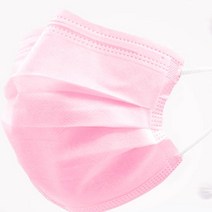 동네사람들 일회용마스크 3중 부직포마스크 핑크마스크 성인용50매, 1개, 50개입