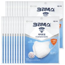 크리넥스 KF80 라이트핏 마스크 대형, 1개입, 20개