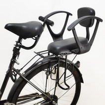 장착형 어린이 안전 시트 자전거 보조 의자 여행 유아, 구성 1좌석  양쪽 팔걸이