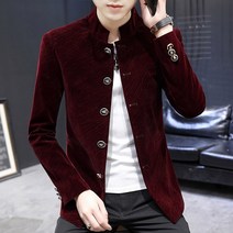 남성자켓 봄가을 골드 벨벳 정장 슬림 캐주얼 스몰 코트
