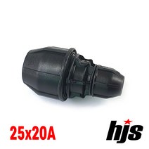 HJS 신규격 PE 이경 소켓 25x20A (레듀샤 25mm 20mm ISO 신KS 규격), 1개