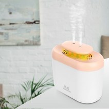 이클아트 대용량 듀얼 가습기 안전 아기 신생아 거실 사무실 국민 숨쉬네 통세척, 핑크