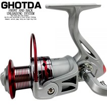 1000-6000 시리즈 먼 바퀴 금속 방적 낚시 릴 12 베어링 공 5.2:1 낚시 휠 회전 스풀 낚시 코일 스피닝릴, 2000의 시리즈