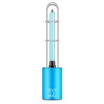 휴대용 UV 살균 살균기 조명 UVC 램프 오존 LED 전구 자외선 가정용 방 222130, [02] Blue