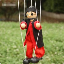 마리오네트인형 꼭두각시 인형 마리오네트 인형극 puppet wood funny colorful pull string puppet clown wooden marionette 공동, 2