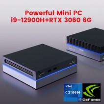히어로박스 미니 PC 데스크탑 저렴한 미니 게임 PC i9 12900H NVIDIA RTX3060 6G Thunderbolt 4 2 * DDR4 N, 03 i7-12700H GTX1060 4G_04 EU, 08 64GB DDR4 2TB NVMe