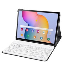 갤럭시탭 S펜 수납 북커버 블루투스 키보드 케이스, 갤럭시탭S8+/탭S7+/탭S7FE 12.4, LED터치패드키보드, 로즈핑크